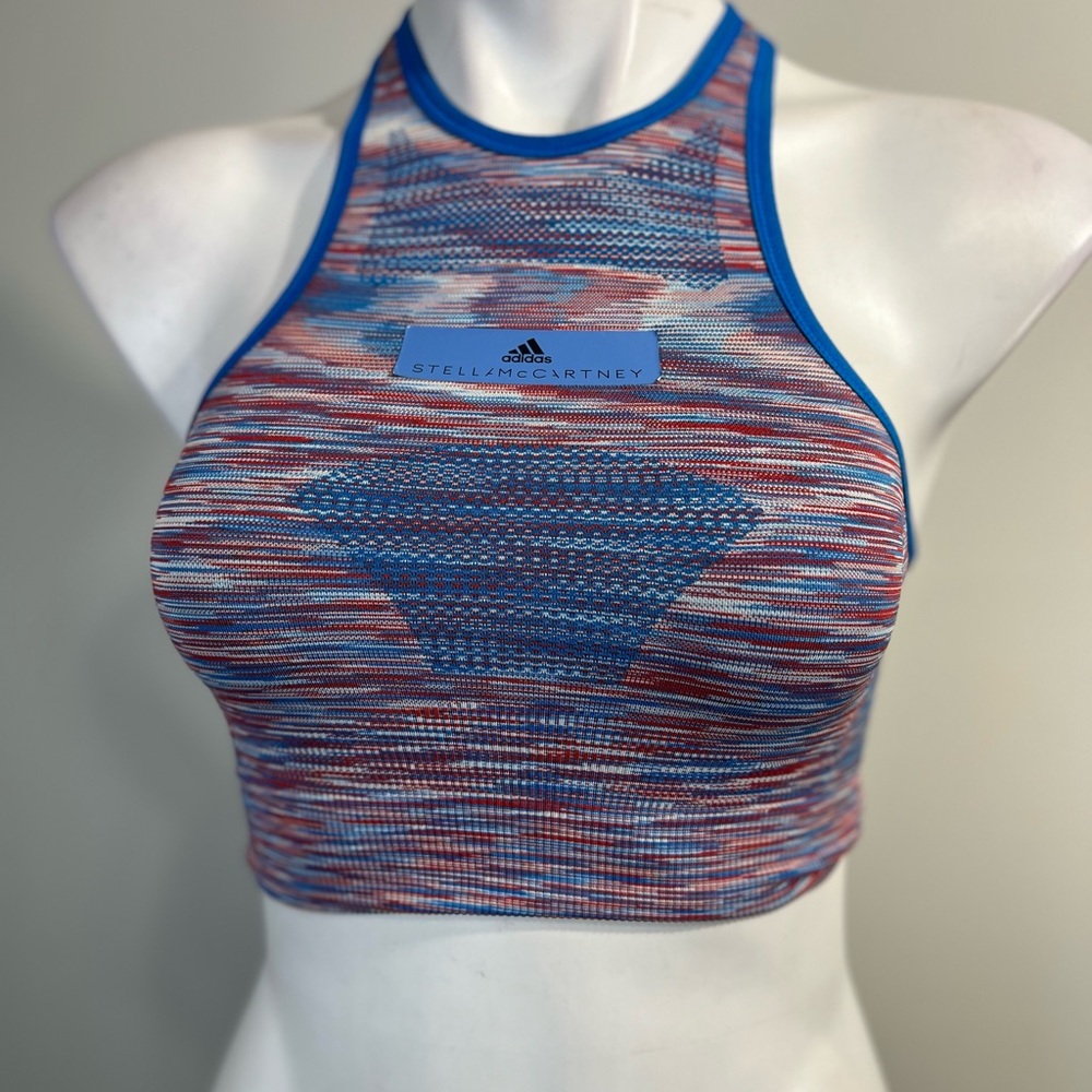 Adidas Stella McCartney Sports Bra xs Women's Blue Multicolor‎